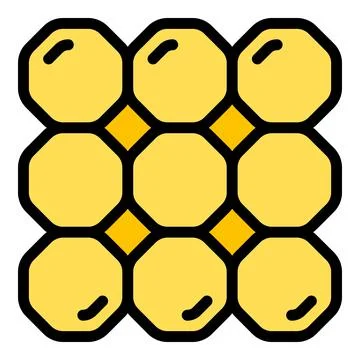 Mosaic icon vector flat Stock Illustration