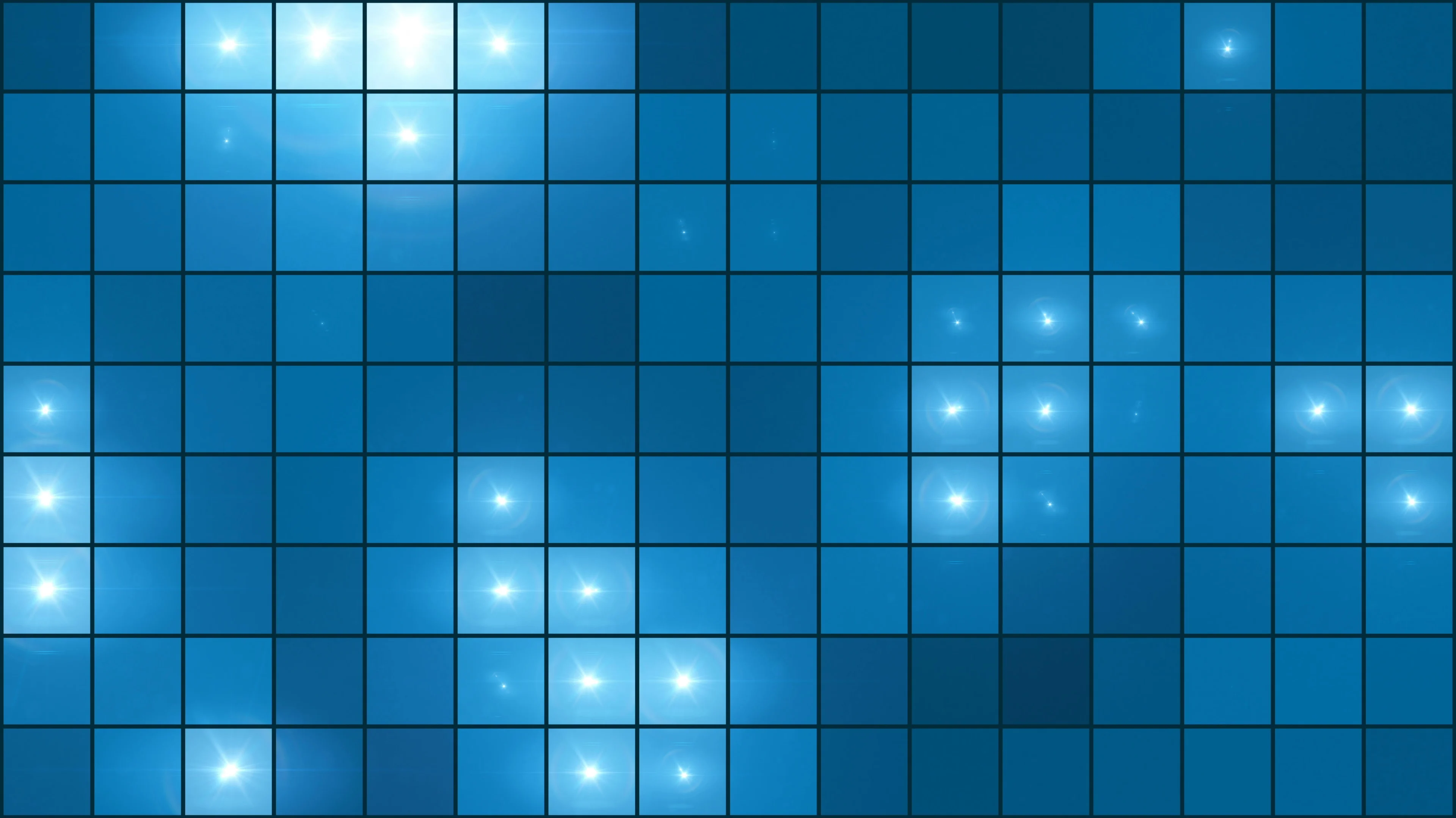 Mosaic Light Show Blue - 4k Illuminated ... | Stock Video | Pond5