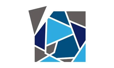 Mosaic Management Template Stock Illustration