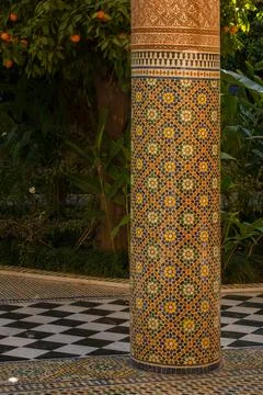 Mosaic  from Marrakech 스톡 사진