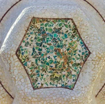 Mosaic medallion Fotos Stock