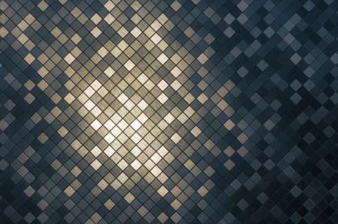 Mosaic metallic square pattern background Stock-Illustration