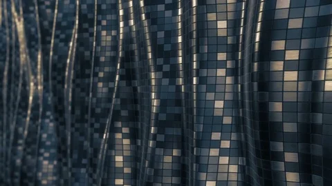 Mosaic pattern abstract soft background loop Stock Footage 74390746