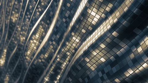 Mosaic pattern abstract soft background loop Stock Footage 74391296