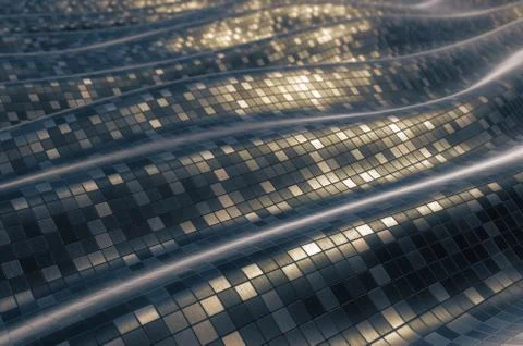 Mosaic pattern abstract soft background Stock Illustration