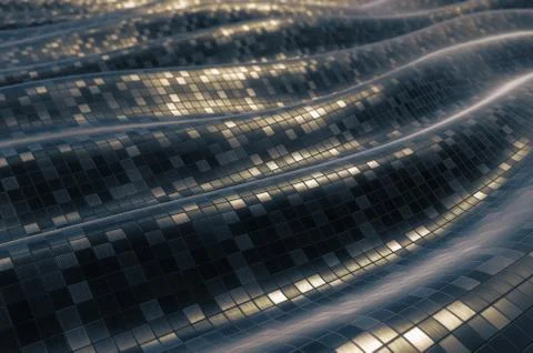 Mosaic pattern abstract soft background Stock Illustration