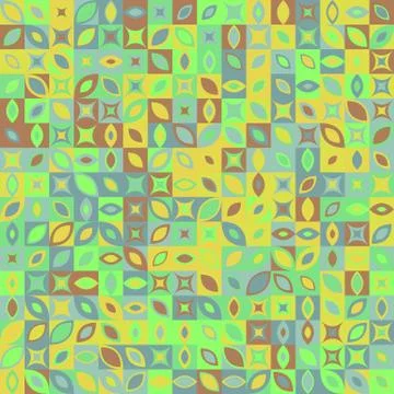 Mosaic pattern background - abstract colorful vector illustration Illustrazione stock