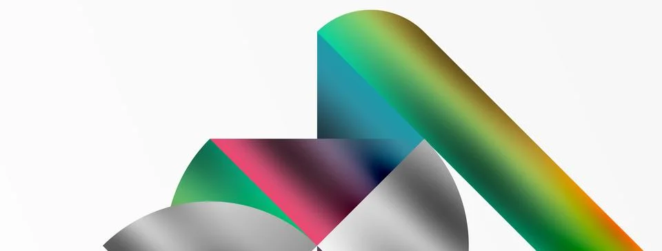 Mosaic pattern composition featuring harmonious interplay of triangles, lines Stockillustratie