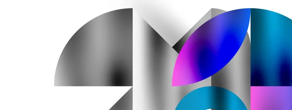 Mosaic pattern composition featuring harmonious interplay of triangles, lines イラスト素材