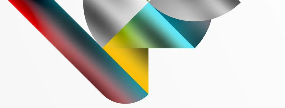 Mosaic pattern composition featuring harmonious interplay of triangles, lines Stockillustratie