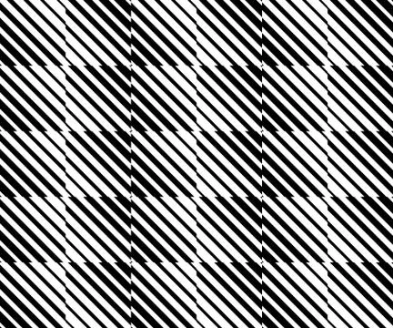 Mosaic pattern with diagonal lines, stripes. Vector. Stock Illustration