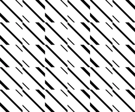 Mosaic pattern with diagonal lines, stripes. Vector. Stock Illustration