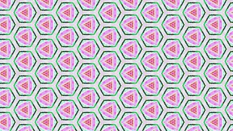 Mosaic pattern geometric background pink triangle Stock Illustration