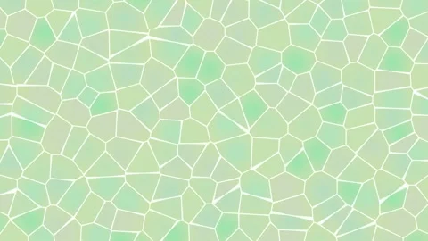 Mosaic Pattern with Green and White Tiles. Stock-Footage 329928602