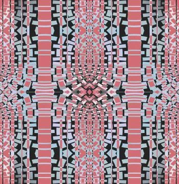 Mosaic pattern pastel red gray black Stock Illustration