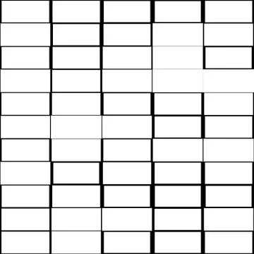 Mosaic pattern with random rectangles  Irregular texture, backdrop Stockillustratie