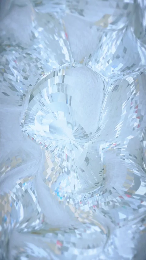 Mosaic pattern rotates creating an abstract dizzying effect Video stock 325728143