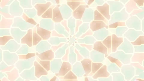 Mosaic Pattern Transitioning into Kaleidoscope Effect. 库存影片 329816060