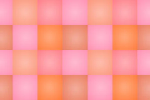 Mosaic patterns with pink pastel Stock Illustration