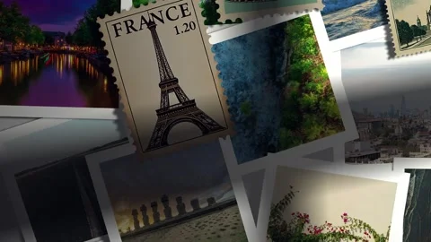 Mosaic Photo Grid Travel Modèle After Effects