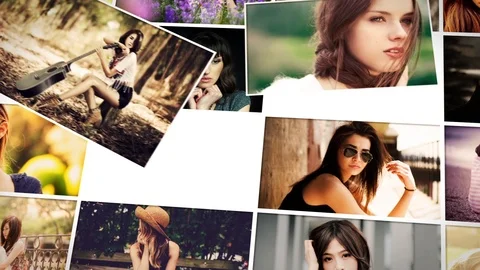 mosaic photo reveal after effects template download