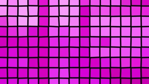 Mosaic Pink Tiles Pattern With Square Shapes Abstract Animated Background, Video stock 322597128