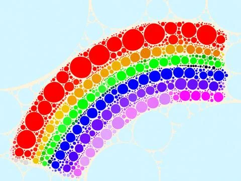 Mosaic Rainbow Stock Photos