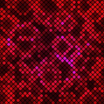 Mosaic with red tone background Stock Illustration