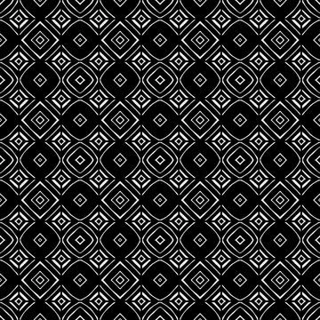 Mosaic Rhombus - Geometric Pattern.afdesign (Black, White) Stock Illustration