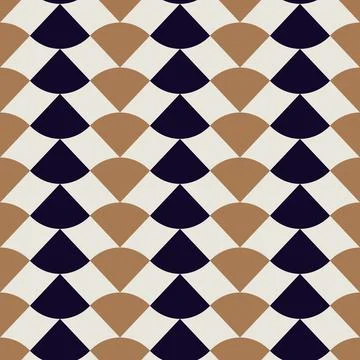 Mosaic seamless geometric pattern. Repeatable abstract background. Modern Stock Illustration