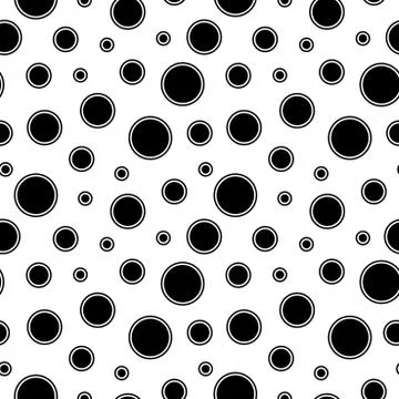 Mosaic seamless pattern with circles and dots. Иллюстрация