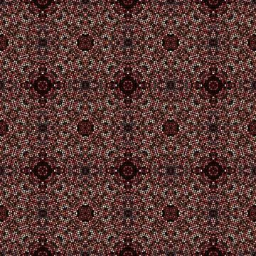 Mosaic seamless pattern Stock Illustration