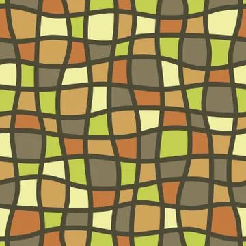 Mosaic seamless pattern Stock Illustration