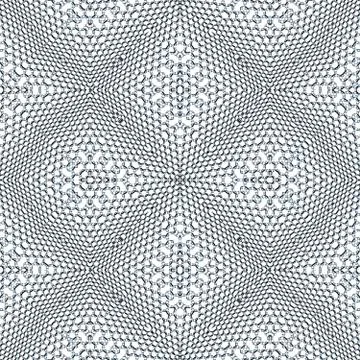 Mosaic seamless pattern made of small hexagons Stock Illustration