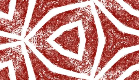 Mosaic seamless pattern. Maroon symmetrical Illustrazione stock