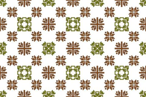 Mosaic seamless pattern. Vector Image. Illustrazione stock