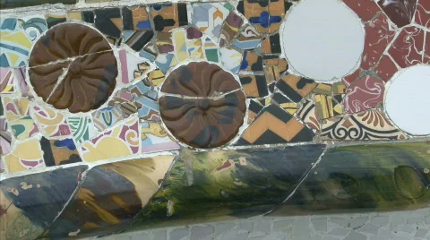 Mosaic seat Stock Footage 452113