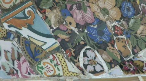 Mosaic seat Stock Footage 461431