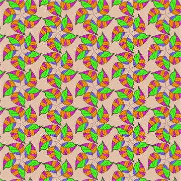 Mosaic sheet Stock Illustration