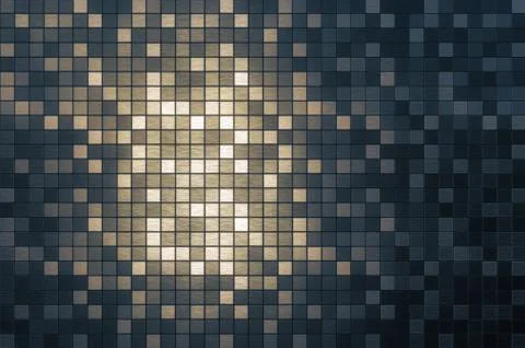 Mosaic square pattern background Stock Illustration