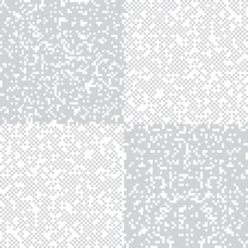 Mosaic square pixel theme pattern background Illustrazione stock