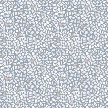 Mosaic stone floor texture. Abstract  background, seamless pattern. Stock Illustration