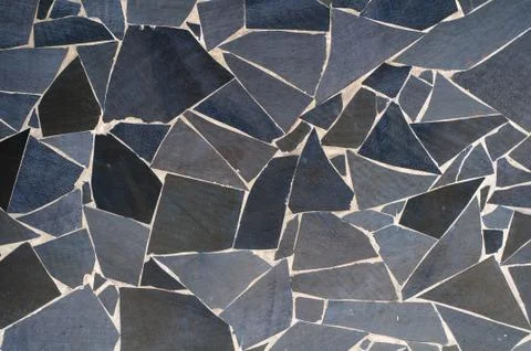 Mosaic stone wall Stock Photos