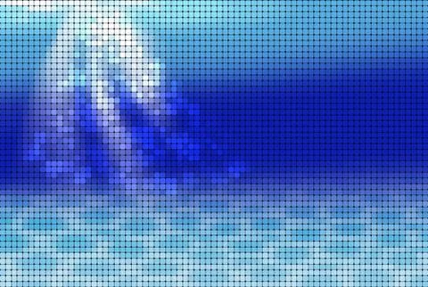 Mosaic style. Stock Illustration