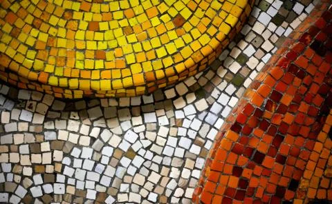 Mosaic texture Stock Photos