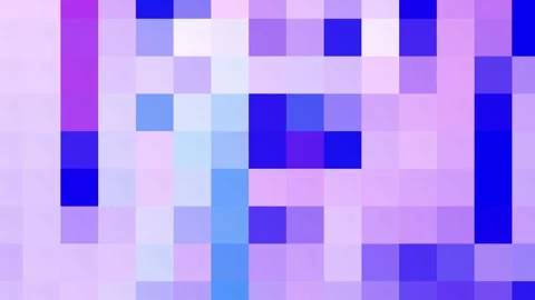 Mosaic Tile Pattern Blue Light and Pale Pink Squares Flashing Shimmering, Video stock 322598117