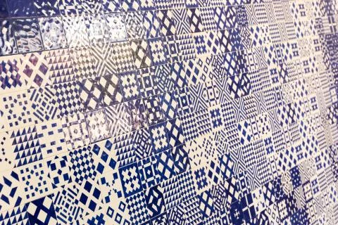 Mosaic tile pattern Foto stock