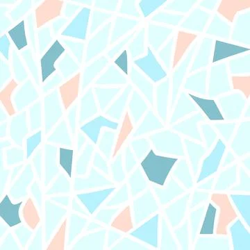Mosaic tile pattern. Vector pastel abstract background. For design and decora Stockillustratie