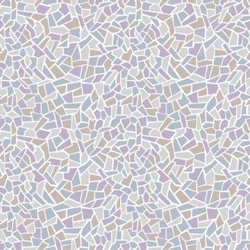 Mosaic tile texture. Abstract  background, seamless pattern. Stock Illustration