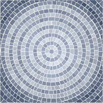 Mosaic tile vector template, seamless pattern Foto stock